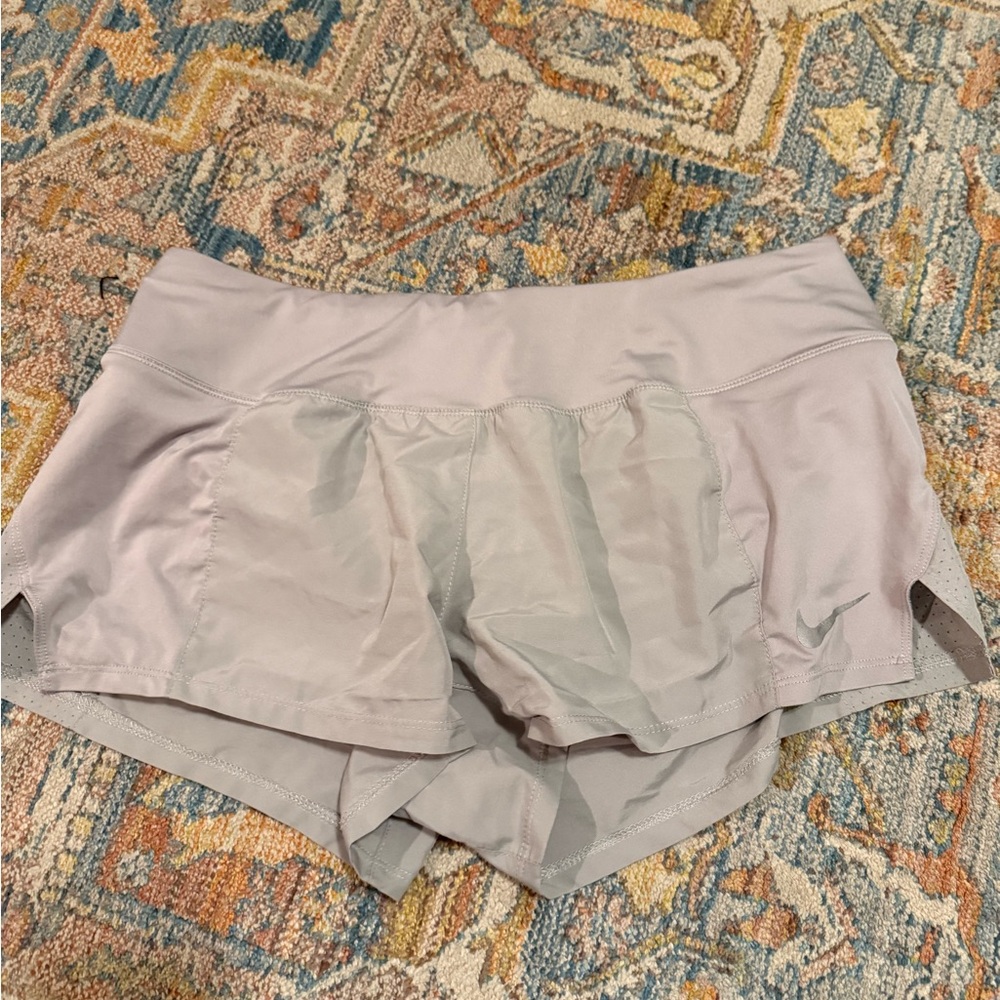 Nike Light Gray Athletic Shorts